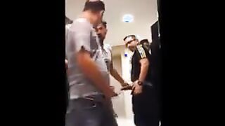 Married Men Fuck In a Public Restroom