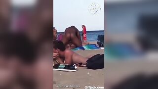 Two Horny Guys Caught Fucking On a Nude Beach In Front of Everybody